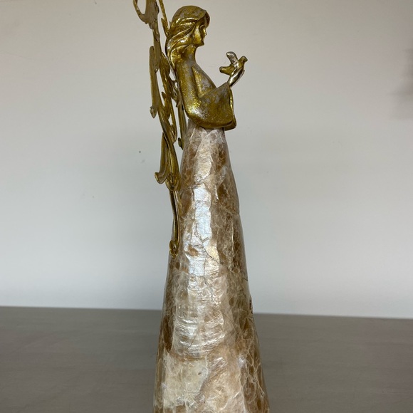 Lg Resin Gold Angel - Picture 9 of 11